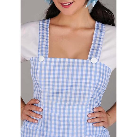 NEW Dreamgirl Blue Gingham Dorothy Wizard of Oz Costume Size XL - Picture 2 of 5